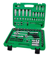 Mynd af 94 hluta topplyklasett 1/4" & 1/2"